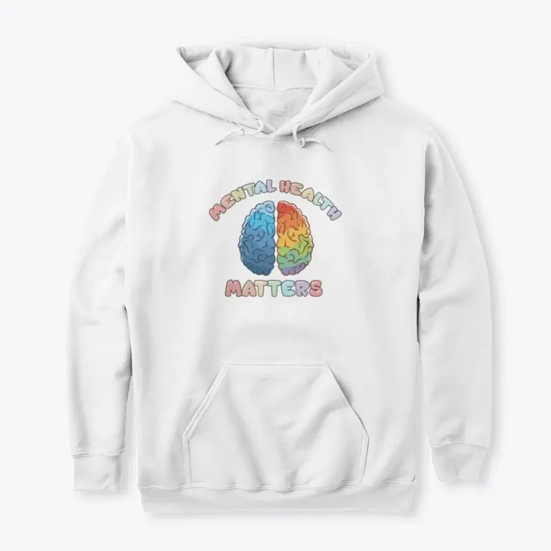 Rainbow Mental Health Matters- in White