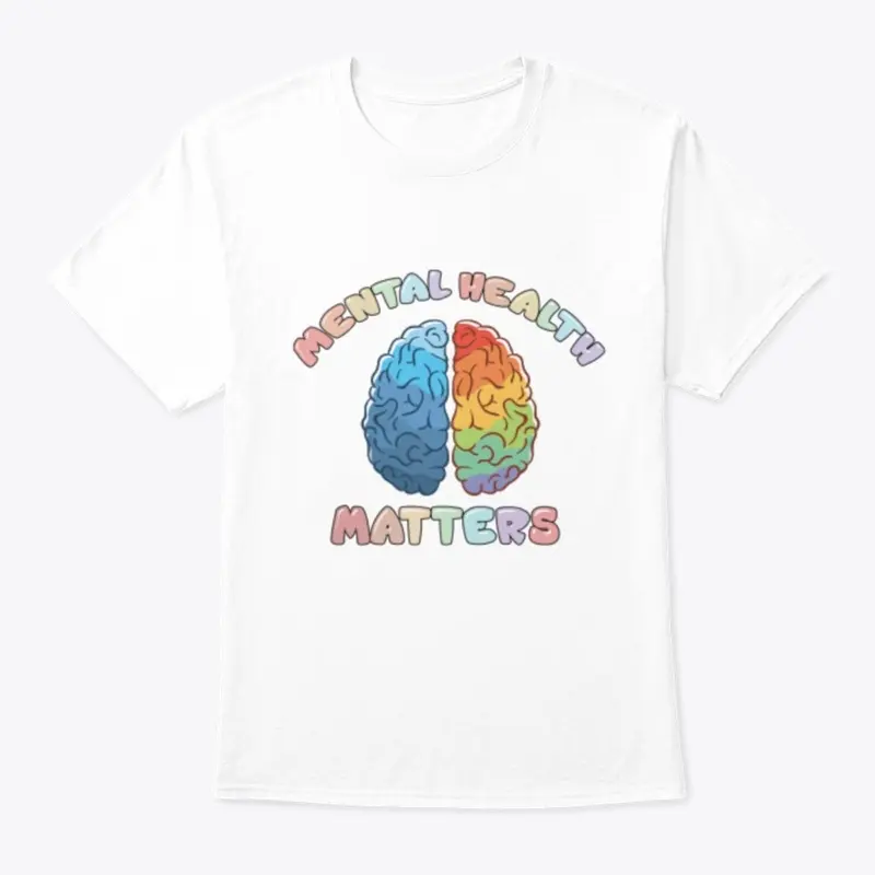 Rainbow Mental Health Matters- in White